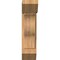 Ekena Millwork Funston Slat Smooth Bracket w/ Offset Brace, Western Red Cedar, 7 1/2"W x 18"D x 30"H BKT0806X18X30FST06SWR - alternate 2